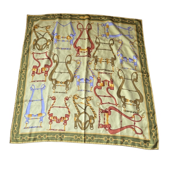 Gucci Equestrian Print Silk Scarf - Picture 1 of 5
